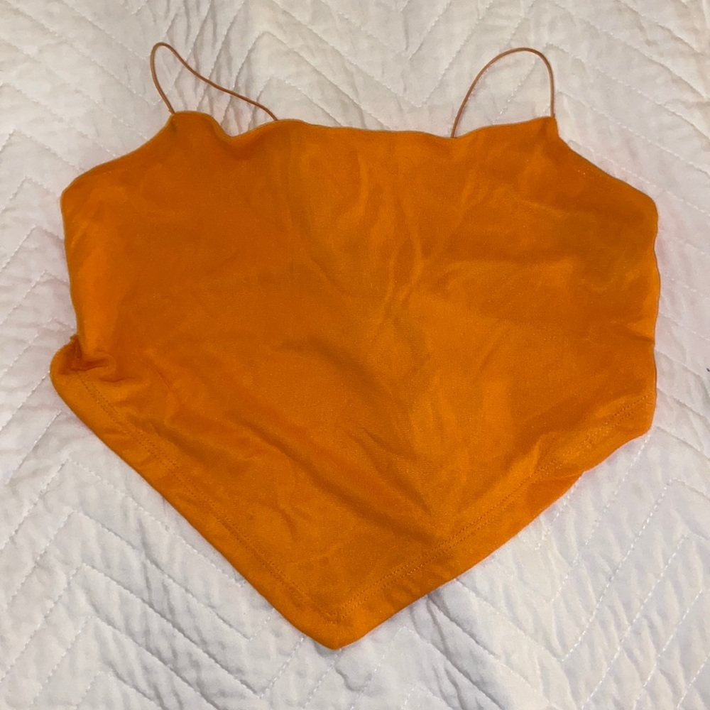 Urban Outfitters Triangle Cross Back Crop Top